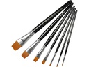 Creativ Company Pinsel-Set Flachpinsel Universal Nylon 7 Stück