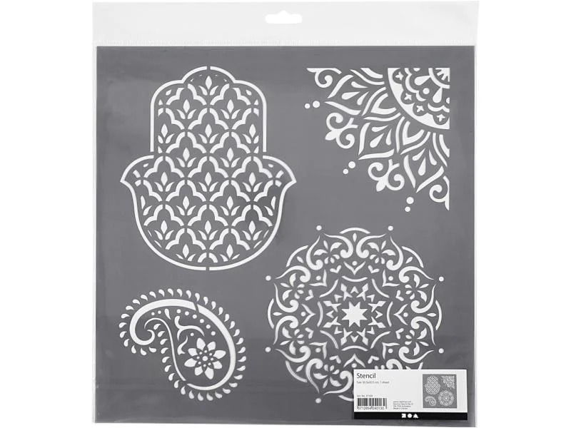 Creativ Company Schablone 30.5 x 30.5 cm Ethno