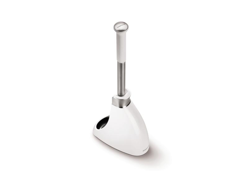 Simplehuman Toilettenbürste mit Stahlborsten Weiss