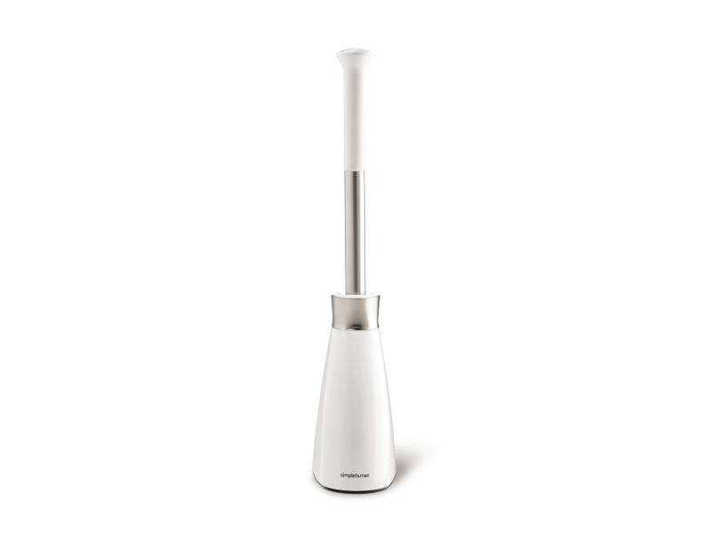 Simplehuman Toilettenbürste mit Stahlborsten Weiss