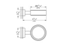 GROHE Glashalter Chrom