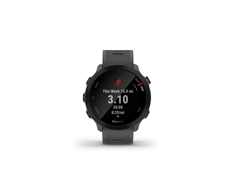 GARMIN Sportuhr Forerunner 55 Grau/Schwarz