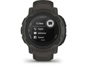 GARMIN Sportuhr Instinct 2, Anthrazit/Schwarz