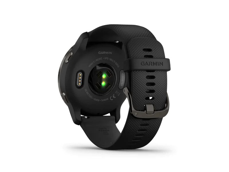 GARMIN Sportuhr Venu 2 Schwarz/Grau