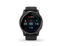 GARMIN Sportuhr Venu 2 Schwarz/Grau