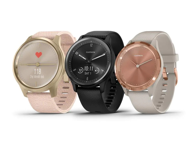 GARMIN Sportuhr Vivomove Sport Schwarz/Grau
