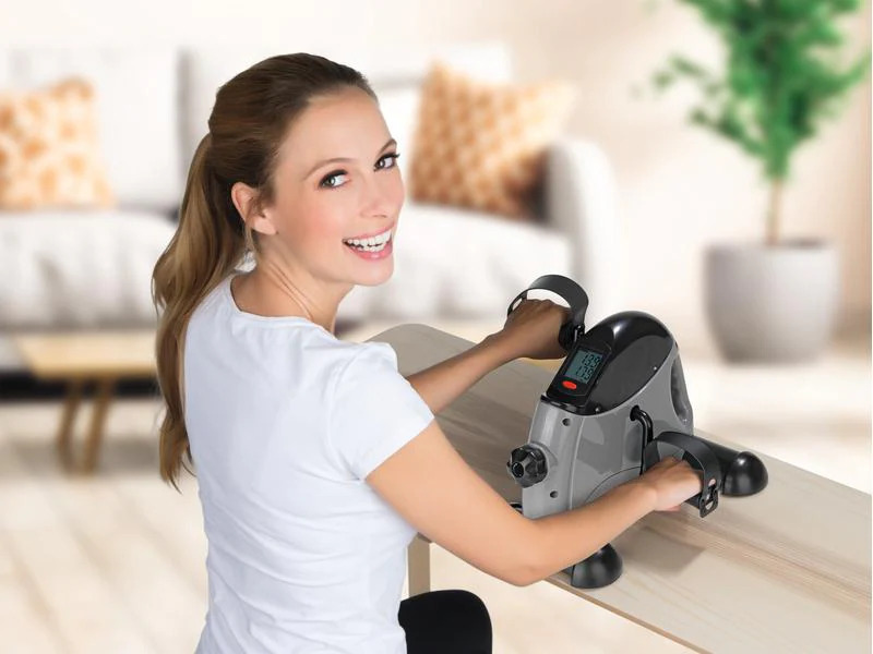MAXXMEE Stepper Mini-Trainer 2 in 1 Grau/Schwarz