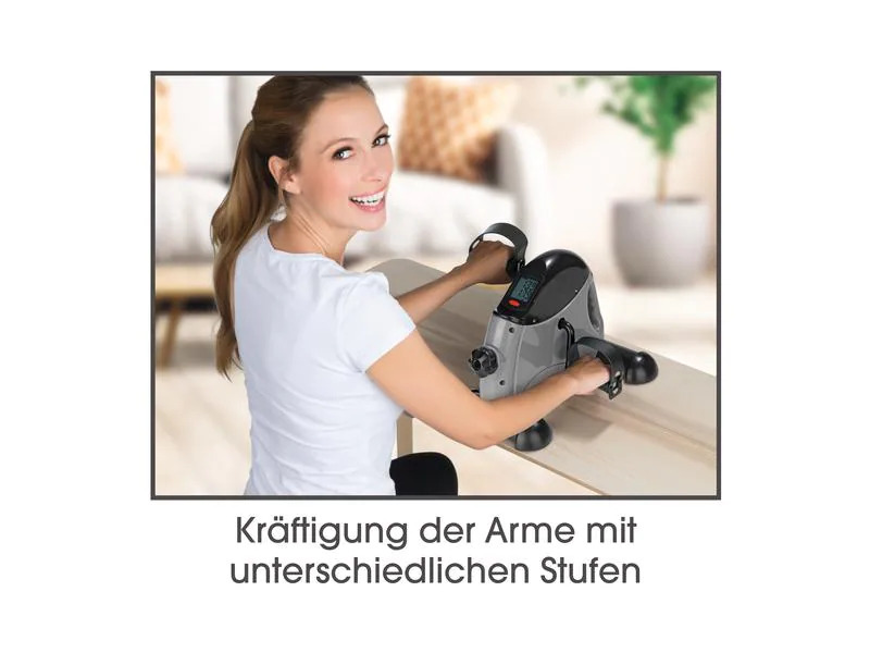MAXXMEE Stepper Mini-Trainer 2 in 1 Grau/Schwarz