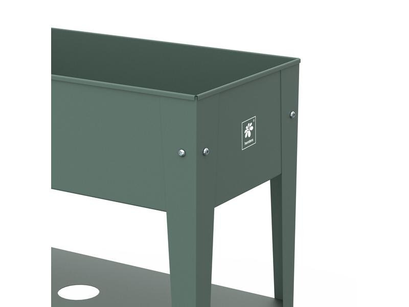 Herstera Hochbeet Urban Garden Trolley, 75 x 35 x 80 cm, Oak Green
