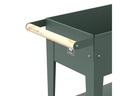 Herstera Hochbeet Urban Garden Trolley, 75 x 35 x 80 cm, Oak Green
