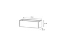 Herstera Pflanzentopf Metal Planter Balcony, Anthrazit
