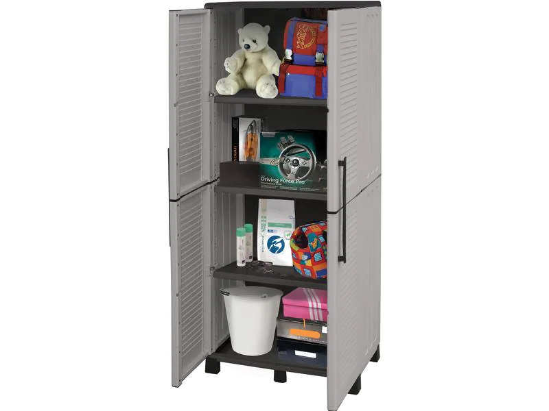 Art Plast Gartenschrank Family F70/TP, Hellgrau