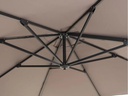 COCON Sonnenschirm TR-031, 300 x 300 cm, hängend, Taupe