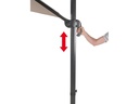 COCON Sonnenschirm TR-031, 300 x 300 cm, hängend, Taupe