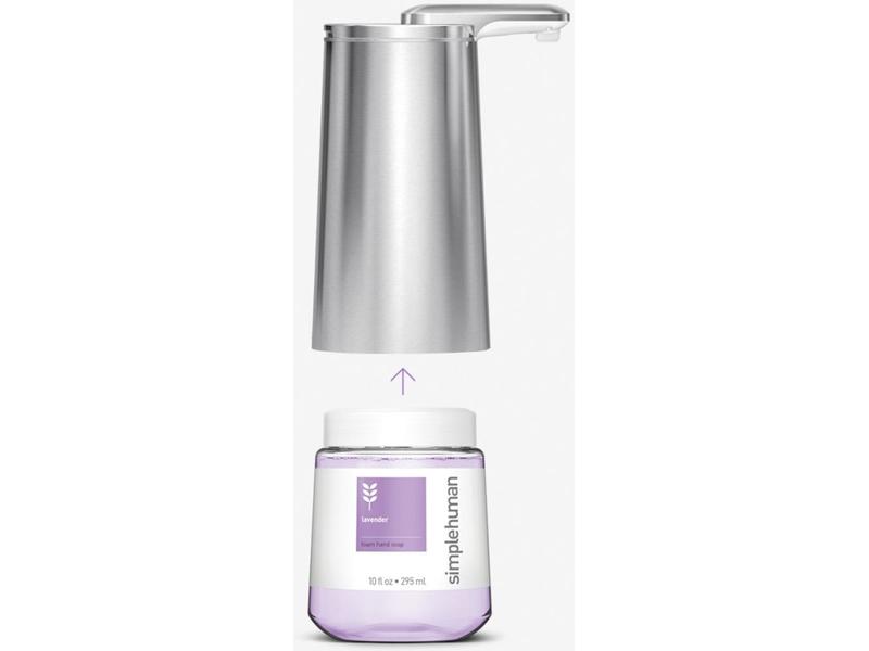 Simplehuman Schaumspender Wiederaufladbar 295 ml, Edelstahl