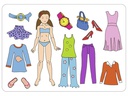 URSUS Schablone Girls 6er Set