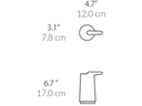 Simplehuman Schaumspender Wiederaufladbar 295 ml, Silber
