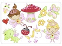 URSUS Schablone Girls 6er Set