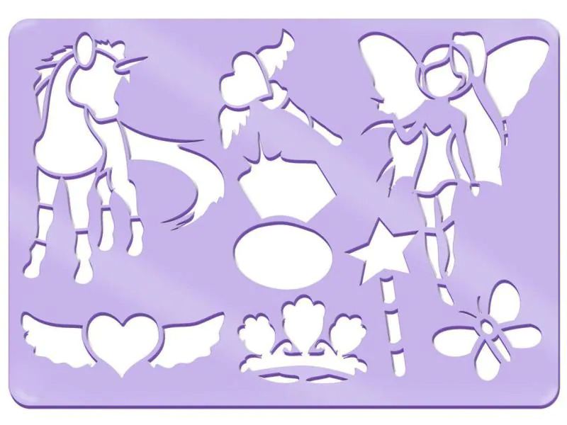 URSUS Schablone Girls 6er Set