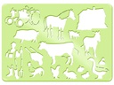 URSUS Schablone Tiere 6er Set