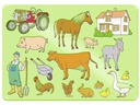 URSUS Schablone Tiere 6er Set