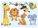 URSUS Schablone Tiere 6er Set