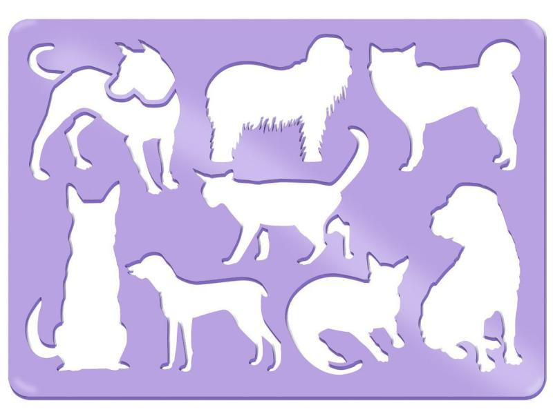 URSUS Schablone Tiere 6er Set
