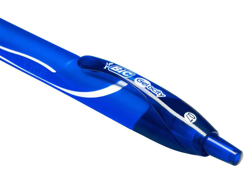 BIC Gelschreiber Gel-ocity Quick Dry 0.7 mm Blau, 12 Stück