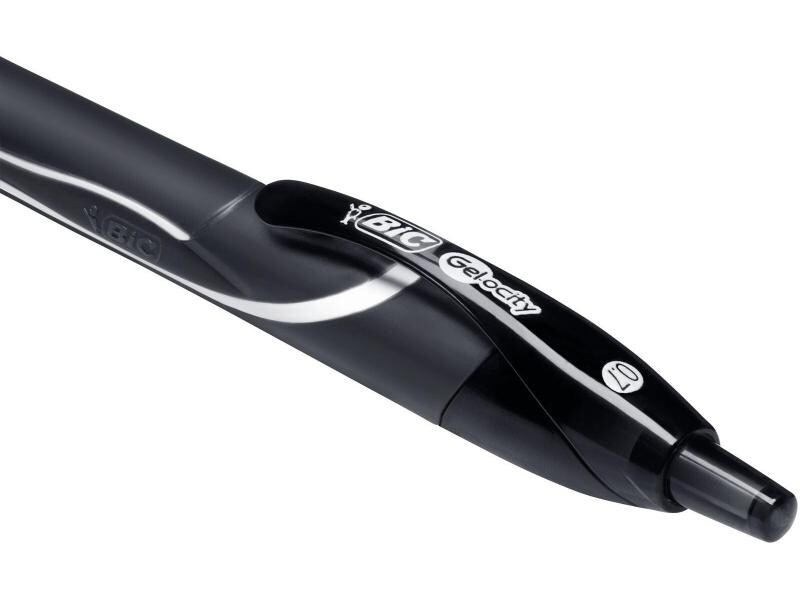 BIC Gelschreiber Gel-ocity Quick Dry 0.7 mm Schwarz, 12 Stück