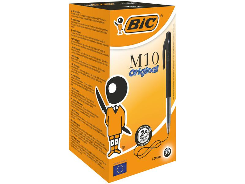 BIC Kugelschreiber 0.1 mm, 50 Stück, Schwarz