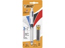 BIC Kugelschreiber 4 Colours 3+1 HB mit Minenbleistift, 12 Stück