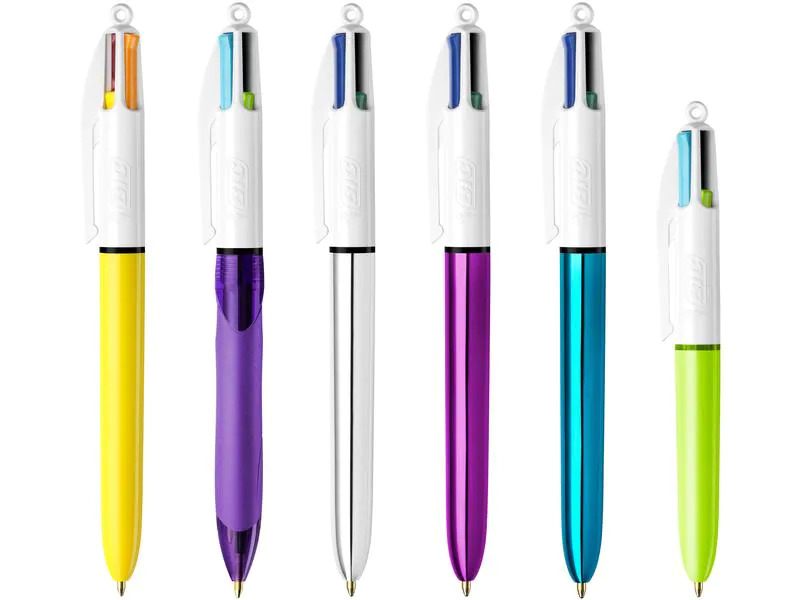 BIC Kugelschreiber 4 Colours Mega Case 6-teilig