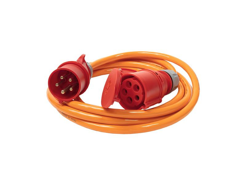 STEFFEN Verlängerungskabel EPR-PUR CEE32/5 - CEE32/5 Orange, 10 m