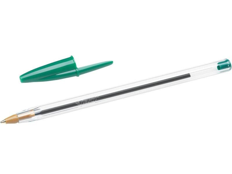 BIC Kugelschreiber Cristal Original 0.32 mm Grün, 50 Stück