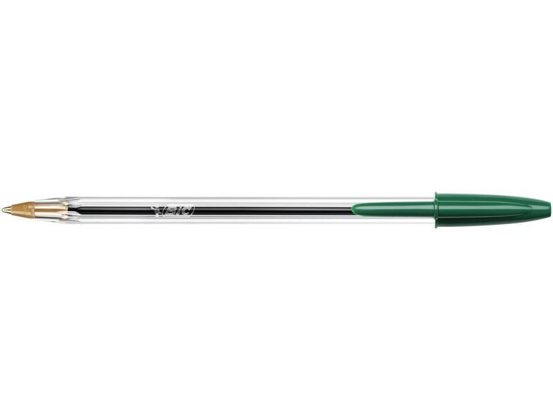 BIC Kugelschreiber Cristal Original 0.32 mm Grün, 50 Stück