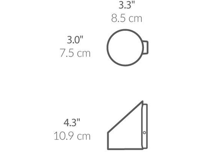 Simplehuman Wandhalterung für Sensorspender Silber