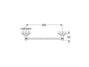 GROHE Handtuchhalter Essentials 45 cm, Chrom