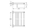 GROHE Handtuchhalter Essentials 55 cm, Chrom