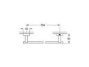 GROHE Handtuchhalter Essentials Cube 60 cm, Chrom