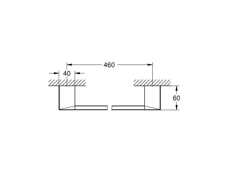 GROHE Handtuchhalter Selection Cube