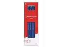 Caran d'Ache Kugelschreiber 825 Blau, 10 Stück