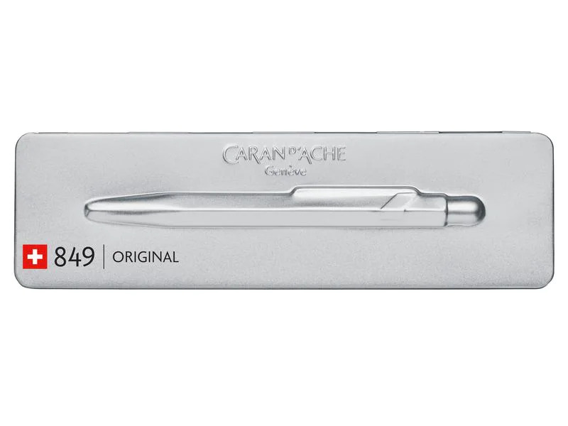 Caran d'Ache Kugelschreiber 849 Original Medium (M), Silber