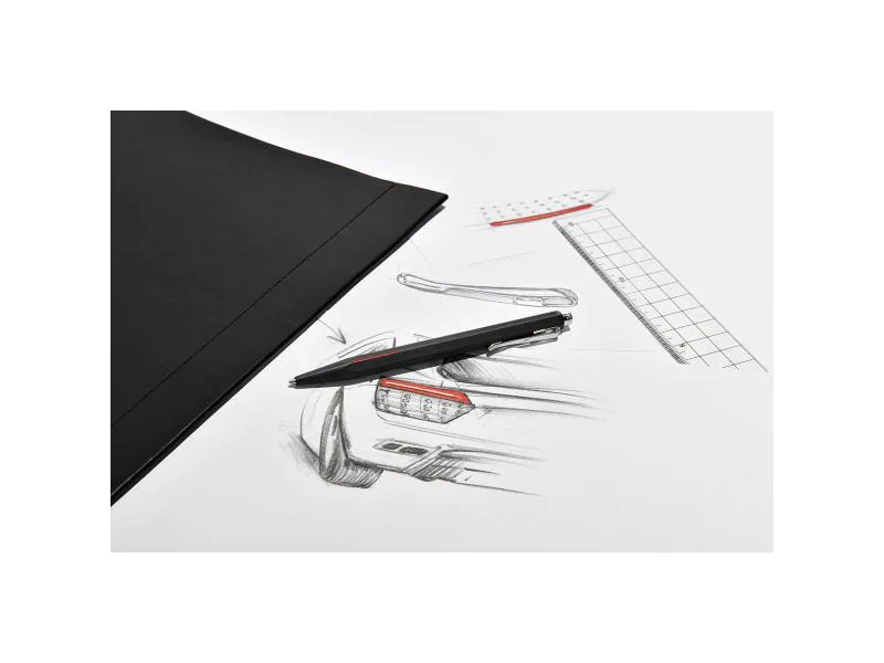 Caran d'Ache Kugelschreiber Ecridor Racing Medium (M), Schwarz