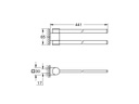 GROHE Handtuchhalter Selection doppelt, schwenkbar