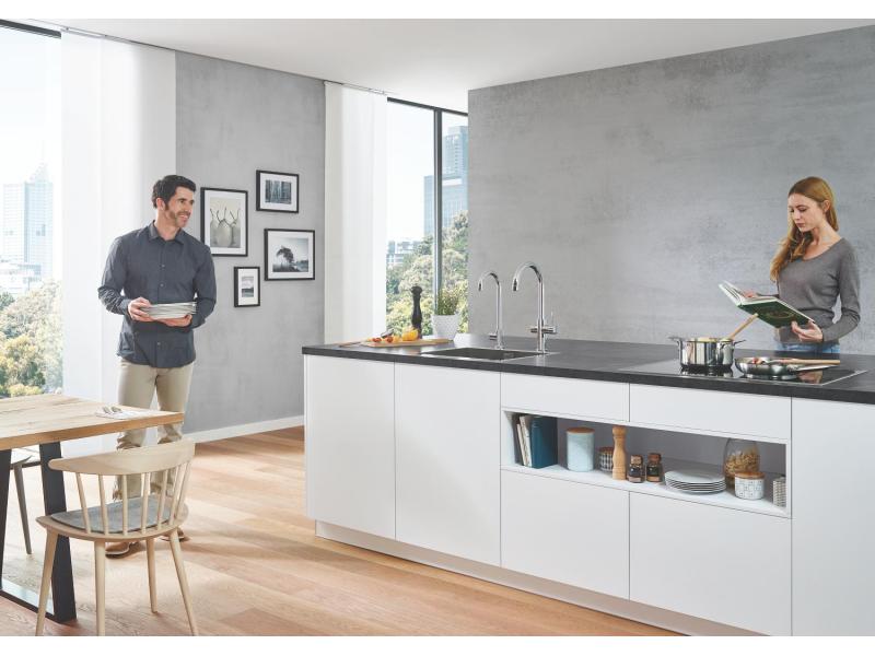GROHE Küchenarmatur Blue Home Mono  , Starter Kit, Chrom