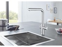 GROHE Küchenarmatur Blue Home L-Auslauf, Starter Kit, Chrom