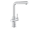 GROHE Küchenarmatur Blue Home L-Auslauf, Starter Kit, Chrom