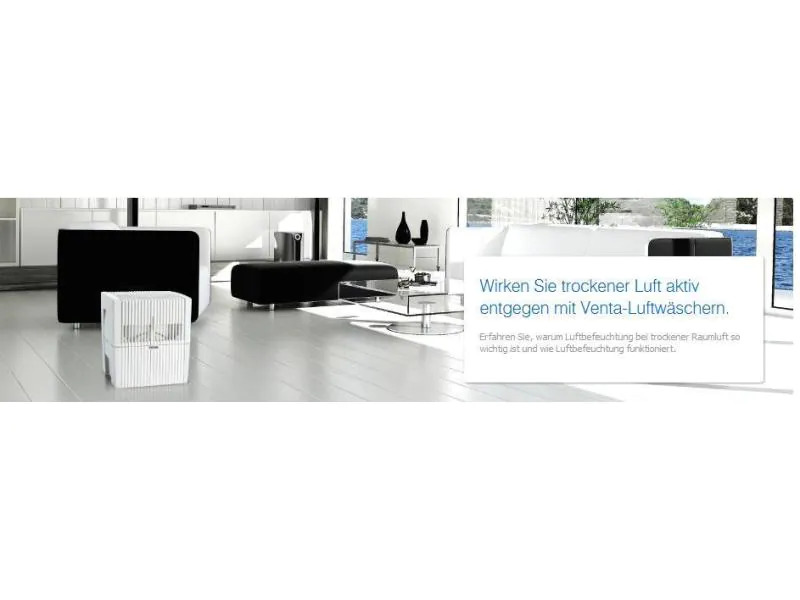 Venta Luftwäscher Kaltluftbefeuchter LW25  Anthrazit, 40 m2