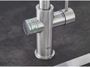 GROHE Küchenarmatur Blue Home  L-Auslauf, Starter Kit, Supersteel