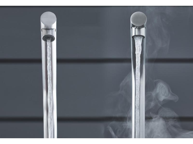 GROHE Küchenarmatur Blue Home  L-Auslauf, Starter Kit, Supersteel